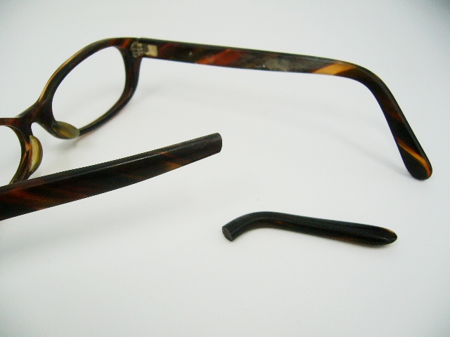 セルロイドフレーム修理