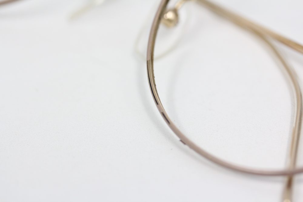 メタルフレームの再メッキ